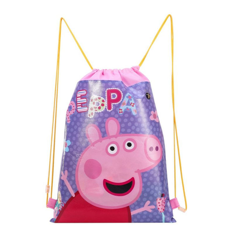 Picture of 1663/23369: PEPPA PIG PULL STRING BAG